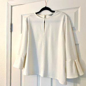H&M Ivory Business Blouse